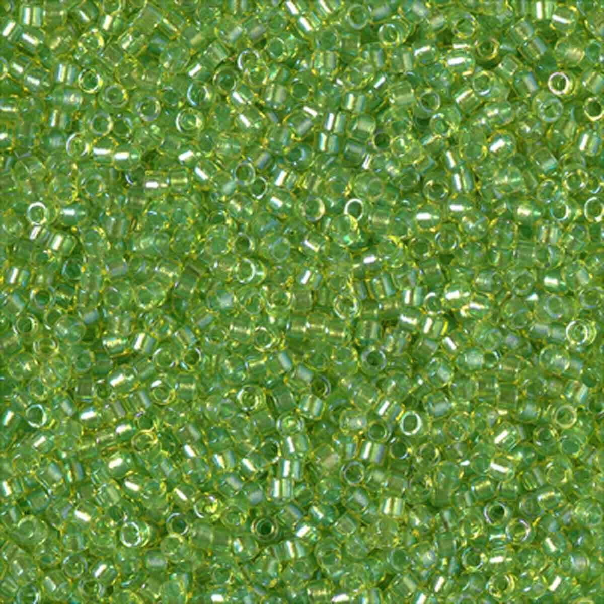 11/0 DELICA X 3GR VERDES Y LUMINOUS 29