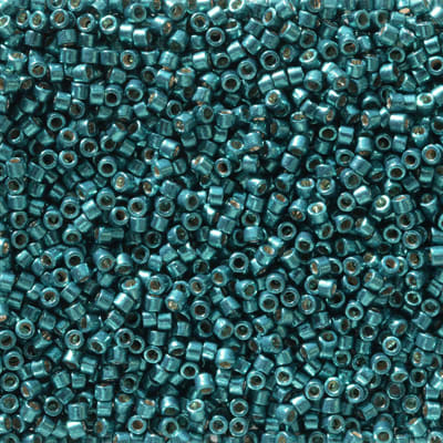11/0 DELICA X 7.2GR/TB METALICOS BRILLOSOS B25
