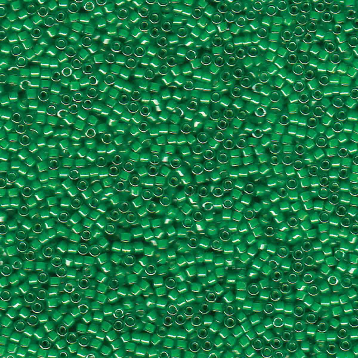 11/0 DELICA X 3GR VERDES Y LUMINOUS 28