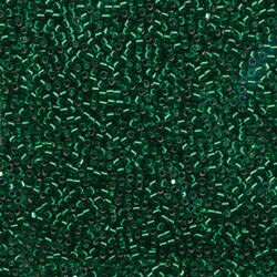 11/0 DELICA X 7.2GR/TB VERDES Y LUMINOUS A1