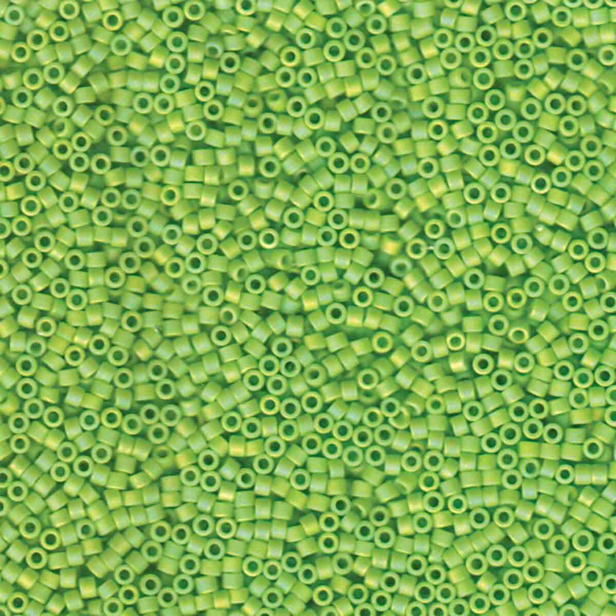 11/0 DELICA X 3GR VERDES Y LUMINOUS 23