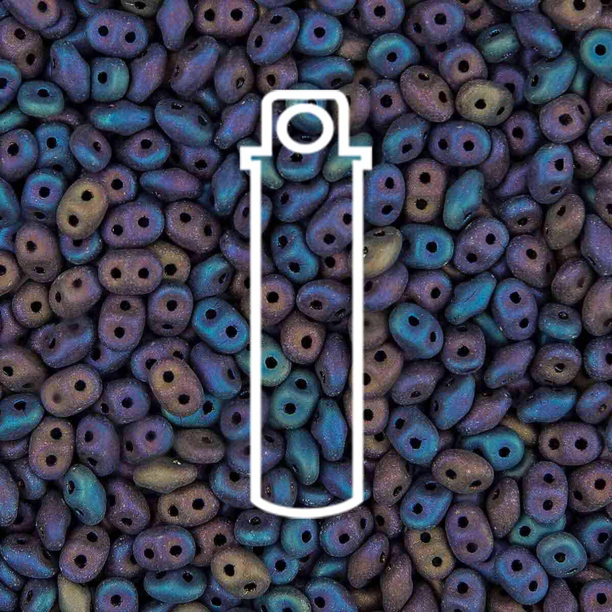 SUPERDUO MATUBO 2.5X5MM -APRX 22.5GM/TB33