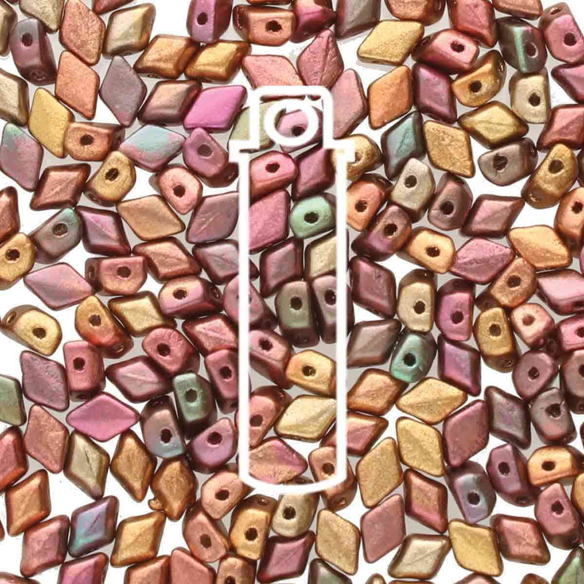 MINI GEMDUO 6X4MM -APRX 8.5GM/TB1