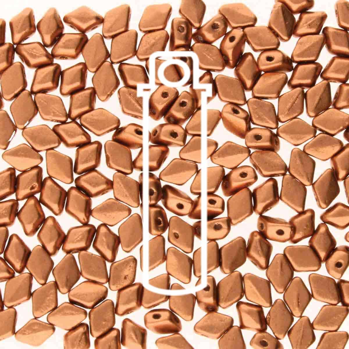 MINI GEMDUO 6X4MM -APRX 8.5GM/TB6