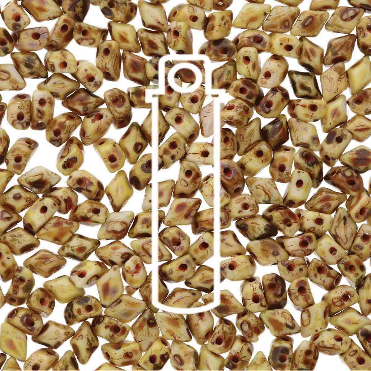 MINI GEMDUO 6X4MM -APRX 8.5GM/TB24