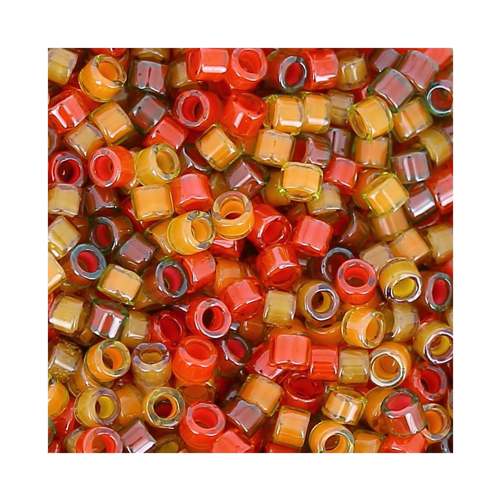 11/0 DELICA X 7.2GR/TB VERDES Y LUMINOUS B3