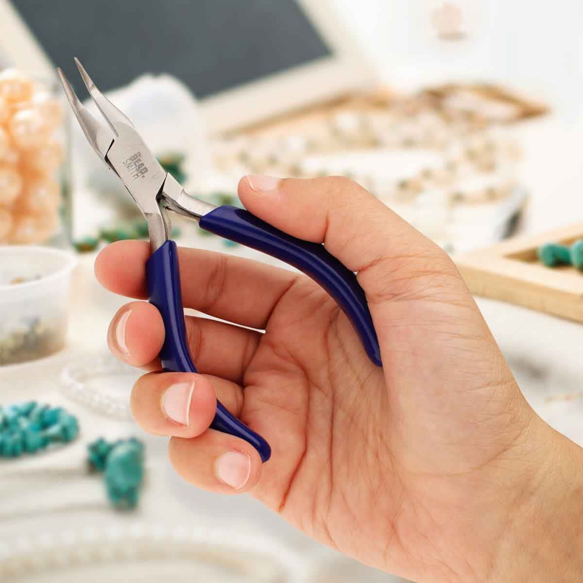 PINZA CON PUNTA PICO LORO BENT CHAINNOSE ECON PLIER2