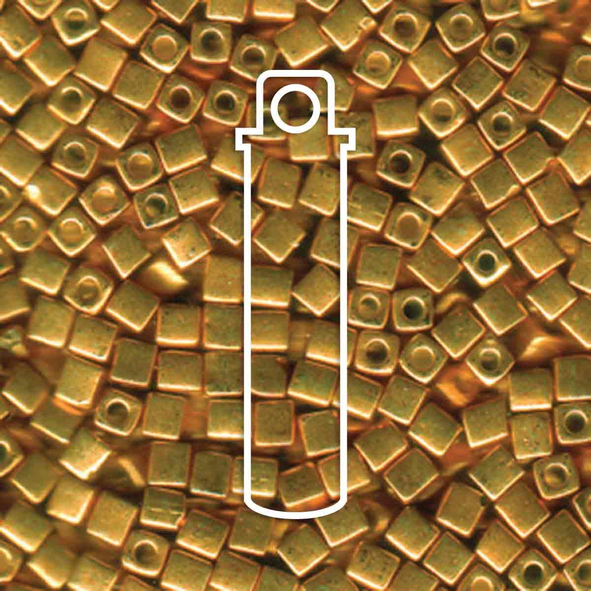 4MM MIYUKI SQUARES -APRX 20GM/TB A9