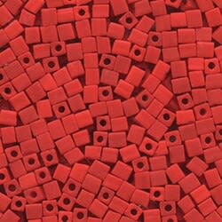 4MM MIYUKI SQUARES -APRX 20GM/TB B22
