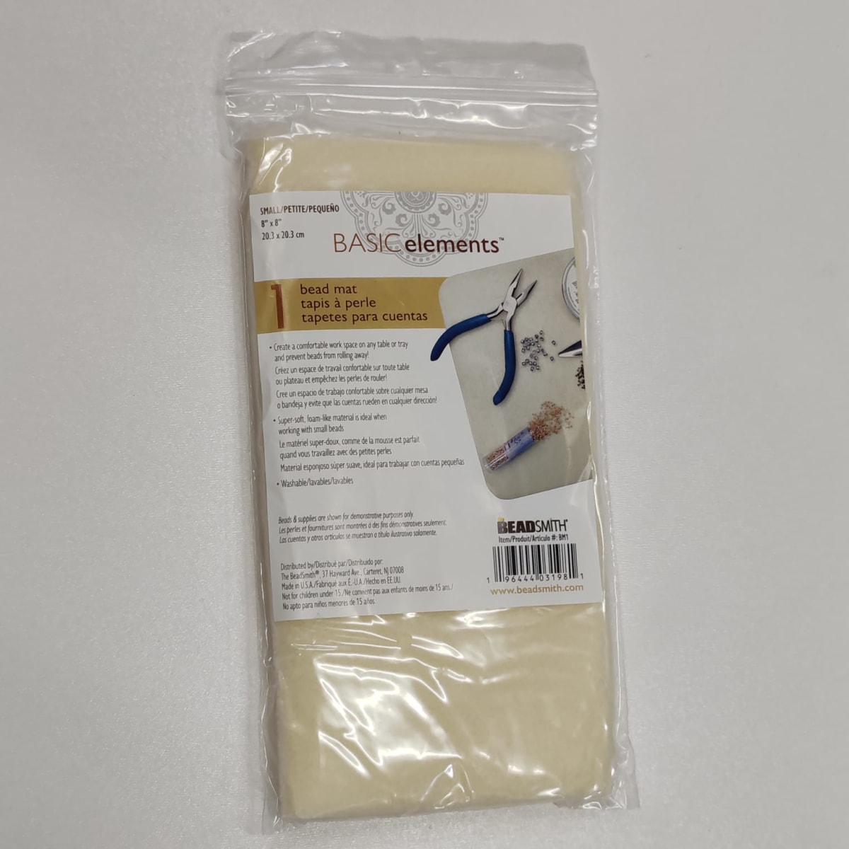 BEAD MAT CREAM COLOR X 1 MAT1