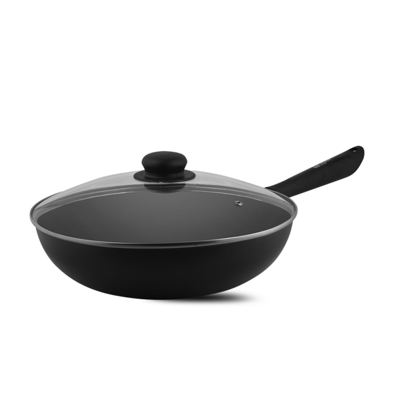 Moneta 0003684328 Nova Wok, Aluminium, Zwart Moneta 0003684328 Nova Wok, Aluminium, Zwart