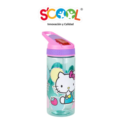 SCOOL KOMBAT BOTELLA S/CAÑA HELLO KITTY 450ML