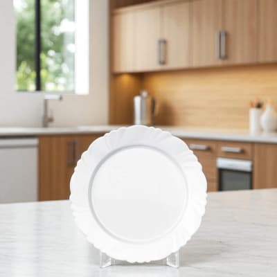 PLATO TENDIDO PETALA 25.5CM OPALINE NADIR