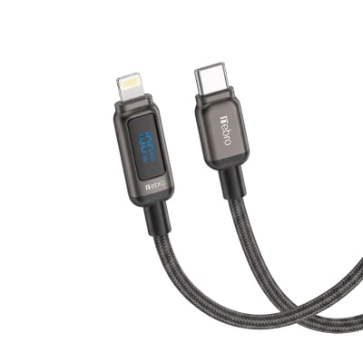 Cable Nebro WD-309TL USB-C a Lightning 60W Trenzado 1.2m1