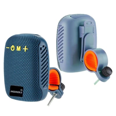 Bocina Moto Bluetooth Moreka 405 TF Card Radio FM Resistente al agua 8w1