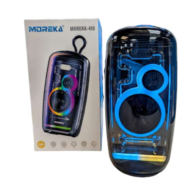 Bocina Bluetooth Moreka RGB 16W 2000mAh Resistente al agua