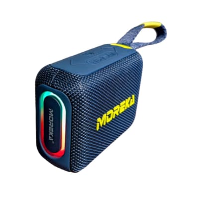 Bocina Power Bank Moreka 428 10W 5000mAh cables tipo IP y C