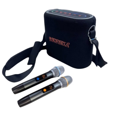 Bocina Bluetooth 80W 6000mAh dura 6hrs resistente al agua
