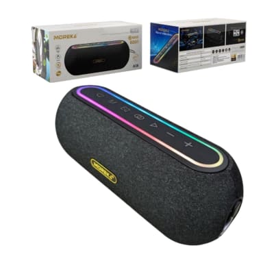 Bocina Moreka A38 Altavoz Bluetooth 60W 6000mAh Luz LED RGB