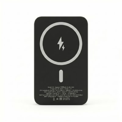 Power Bank Magnético Moreka K112 10000mAh 22.5W con Cable Lightning y Tipo-C Integrados Carga Inalámbrica 15W, Modo Baja Corriente1