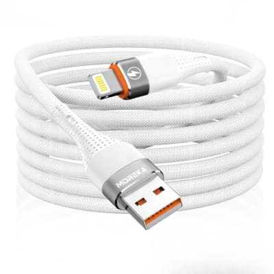Cable Moreka IP USB 2.4A carga rápida 1.2M CB-0561