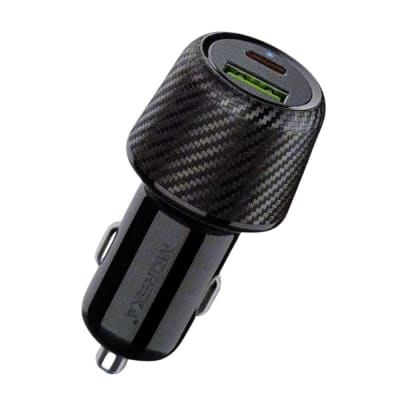 Turbo Cargador De Carro 48W PD30W QC18W Moreka CP0012 Plug In puertos USB y C1
