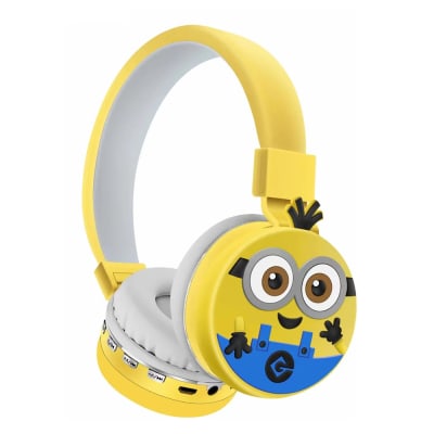 Audífonos Diadema Bluetooth Minions Inalámbrico Plegable1