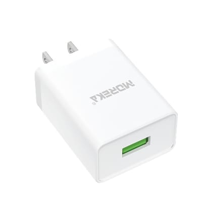 Cargador Moreka MR1275 2.1A, Cubo 10W Carga Rapida