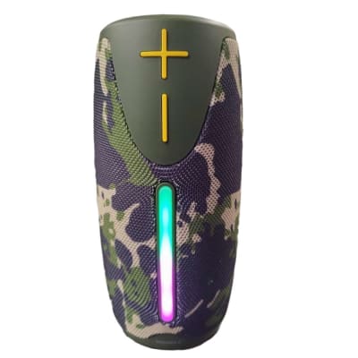 Bocina Bluetooth Moreka 383 RGB Radio FM Resistente al agua IPX6 8W