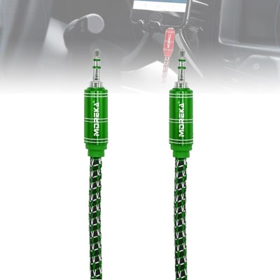 Cable De Audio, Moreka AU-03, Auxiliar 3.5, 1500mm, Reforzado