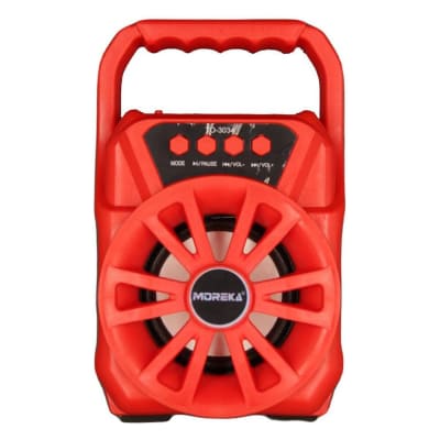 Bocina Moreka TO-3034, Bluetooth, TF Card/Micro SD, Radio FM, USB, entrada para Microfono, Auxiliar, Pila larga Duración, Led.13