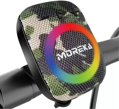 Bocina Moto Bluetooth Moreka W3S TF Card Radio FM Resistente al agua1