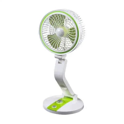 Ventilador 3 aspas Portatil Moreka MF023 Luz Led6