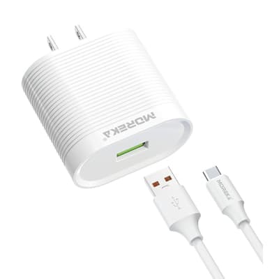 Cargador Tipo C Moreka MR1426 2.4A Incluye Cable