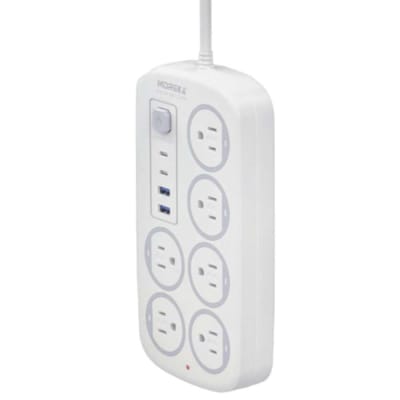 Multicontacto 6 Conexiones 2 Puertos Usb 2 Puertos C MC-5848c