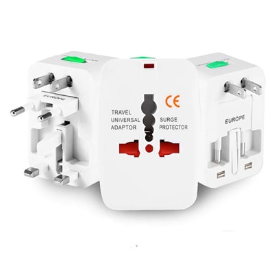 Adaptador clavija de viaje universal 1000W10