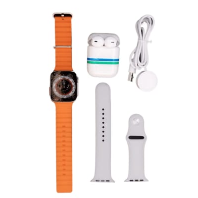 Smart Watch i8 Ultra Serie 8 doble correa y audifonos Bluetooth2