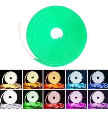 Tira Luz led NEÓN Ip65 Flexible Unicolor De 5m M13-00518