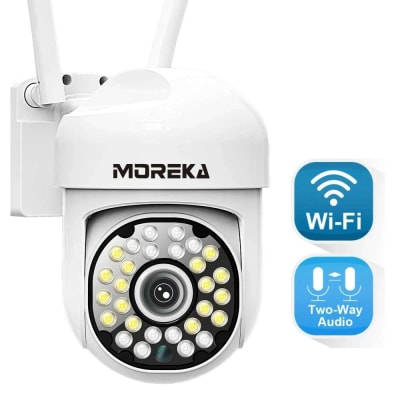 Cámara IP 360° Wifi 2mp Visión Nocturna 1080p Contra Agua IP66 Jk-0028