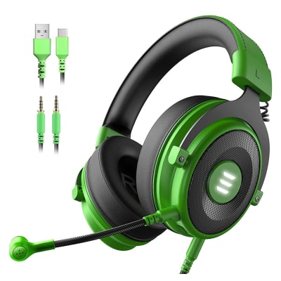 Diadema Gamer EKSA E900 PRO micrófono, auriculares con cable para PC, Xbox PS4, PS5, Switch, micrófono con cancelación de ruido9