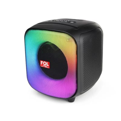 Bocina Fol 50W 5200mAh Bluetooth de 6.5 pulgadas luces RGB1
