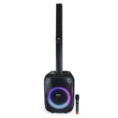 Torre de Sonido 100W Subwoofer 10? + 4 bocinas de 2.25?con Micrófono Recargable FS-T868