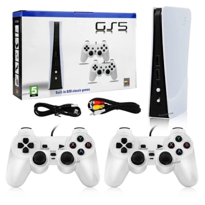 Consola de videojuegos GS5 Pro 620 juegos 8 bitsm portáti 2 controles1