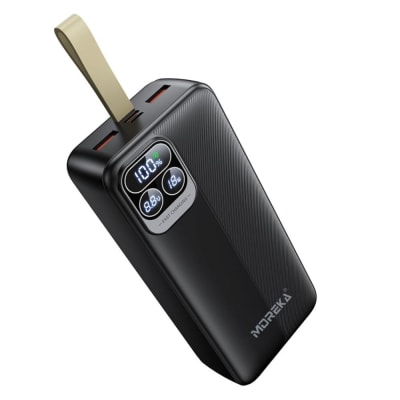 Power Bank Moreka K094 30000mAh 22.5W Cables C Lightning V81