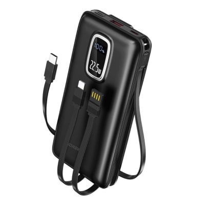 Power Bank Moreka K097 12000mAh  22.4W  Cables C Lightning V8