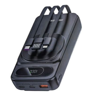 Power Bank Moreka K107 20000mAh 22.5W Magsafe  15w Cables C Lightning1