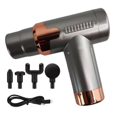 Pistola Muscular Masajeadora portátil Recargable Usb 6 Velocidades JY-7601