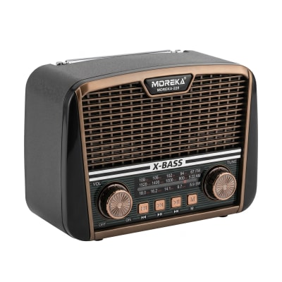 Radio Receptor 3 Bandas Super Bajos Altavoz 6w Moreka-2287