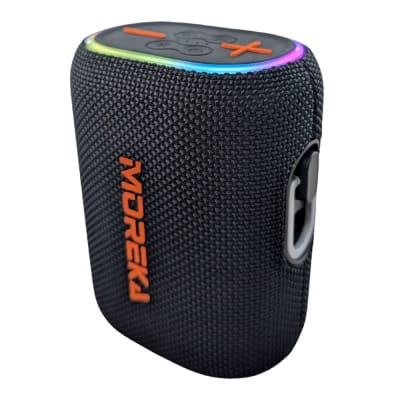 Bocina Power Bank Moreka 439 10W 5000mAh cables tipo IP y C