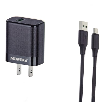Cargador Moreka MR2887 2.4A Incluye Cable tipo C